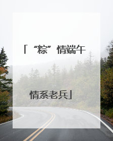 “粽”情端午 情系老兵