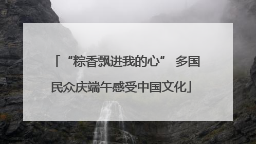 “粽香飘进我的心” 多国民众庆端午感受中国文化