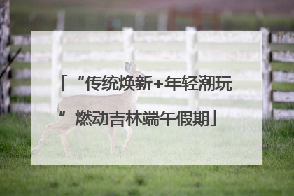 “传统焕新+年轻潮玩”燃动吉林端午假期