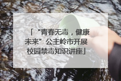 “青春无毒，健康未来”公主岭市开展校园禁毒知识讲座