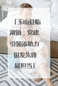 玉山县临湖镇：党建引领添助力 银发先锋展担当