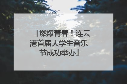 燃爆青春！连云港首届大学生音乐节成功举办