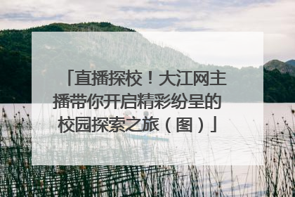 直播探校！大江网主播带你开启精彩纷呈的校园探索之旅（图）