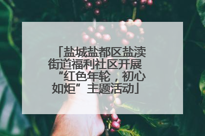 盐城盐都区盐渎街道福利社区开展“红色年轮，初心如炬”主题活动