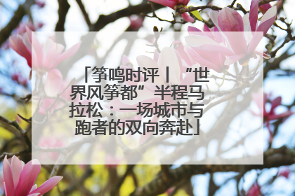 筝鸣时评丨“世界风筝都”半程马拉松：一场城市与跑者的双向奔赴