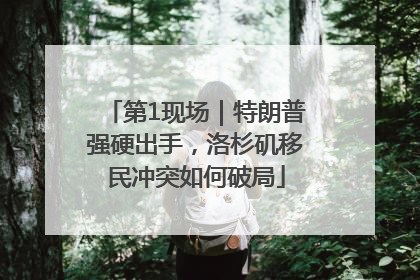 第1现场｜特朗普强硬出手，洛杉矶移民冲突如何破局