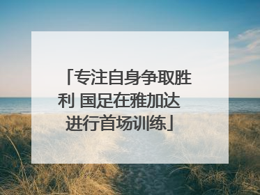 专注自身争取胜利 国足在雅加达进行首场训练