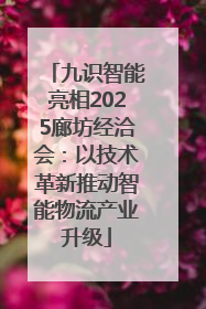 九识智能亮相2025廊坊经洽会：以技术革新推动智能物流产业升级