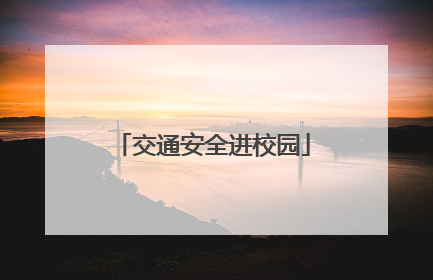 交通安全进校园