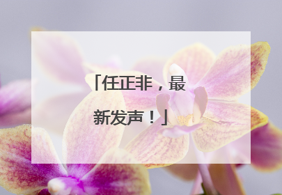 任正非，最新发声！