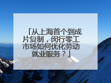 从上海首个到成片复制，闵行零工市场如何优化劳动就业服务？