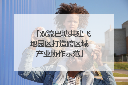双流巴塘共建飞地园区打造跨区域产业协作示范
