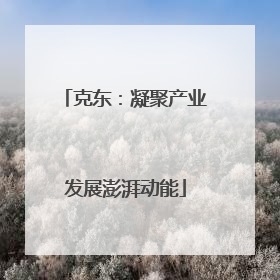 克东：凝聚产业发展澎湃动能