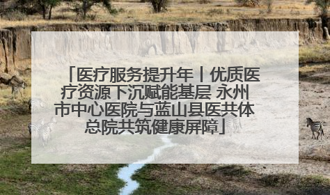 医疗服务提升年丨优质医疗资源下沉赋能基层 永州市中心医院与蓝山县医共体总院共筑健康屏障