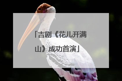 吉剧《花儿开满山》成功首演