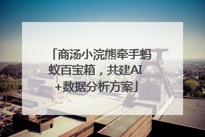 商汤小浣熊牵手蚂蚁百宝箱，共建AI+数据分析方案