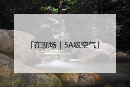 在现场｜5A级空气