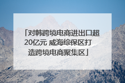 对韩跨境电商进出口超20亿元 威海综保区打造跨境电商聚集区