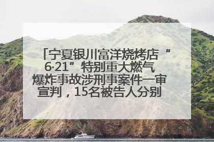 宁夏银川富洋烧烤店“6·21”特别重大燃气爆炸事故涉刑事案件一审宣判，15名被告人分别判刑六年至一年不等