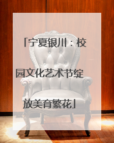 宁夏银川：校园文化艺术节绽放美育繁花