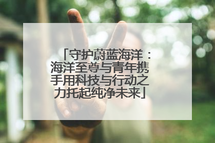 守护蔚蓝海洋：海洋至尊与青年携手用科技与行动之力托起纯净未来