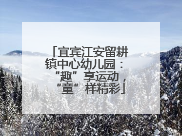 宜宾江安留耕镇中心幼儿园：“趣”享运动，“童”样精彩