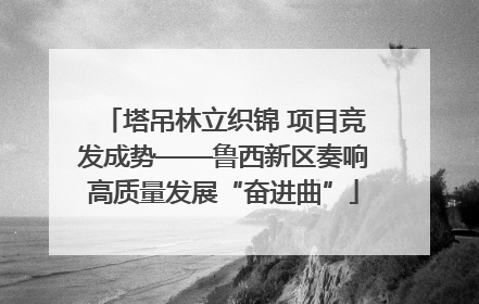 塔吊林立织锦 项目竞发成势——鲁西新区奏响高质量发展“奋进曲”