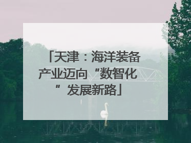 天津：海洋装备产业迈向“数智化”发展新路