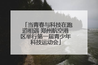当青春与科技在跑道相遇 郑州航空港区举行第一届青少年科技运动会