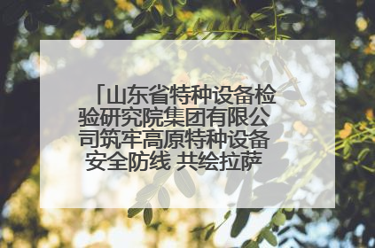 山东省特种设备检验研究院集团有限公司筑牢高原特种设备安全防线 共绘拉萨美好生活画卷