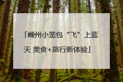 嵊州小笼包“飞”上蓝天 美食+旅行新体验