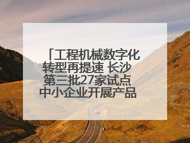 工程机械数字化转型再提速 长沙第三批27家试点中小企业开展产品供需对接