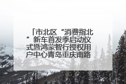 市北区“消费指北”新车首发季启动仪式暨鸿蒙智行授权用户中心青岛重庆南路开业盛典成功举办