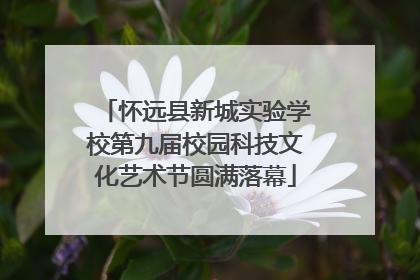 怀远县新城实验学校第九届校园科技文化艺术节圆满落幕