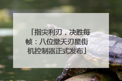 指尖利刃，决胜每帧：八位堂天刃星街机控制器正式发布