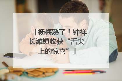 杨梅熟了！钟祥长滩镇收获“舌尖上的惊喜”