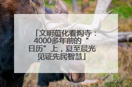 文明蕴化看陶寺：4000多年前的“日历”上，夏至晨光见证先民智慧
