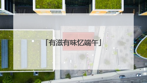 有滋有味忆端午