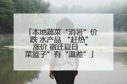 本地蔬菜“消暑”价跌 水产品 “赶热” 涨价 宿迁夏日 “菜篮子”有“温差”