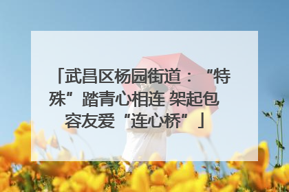 武昌区杨园街道：“特殊”踏青心相连 架起包容友爱“连心桥”