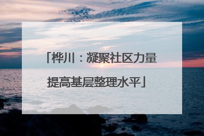 桦川：凝聚社区力量 提高基层整理水平