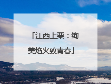 江西上栗：绚美焰火致青春
