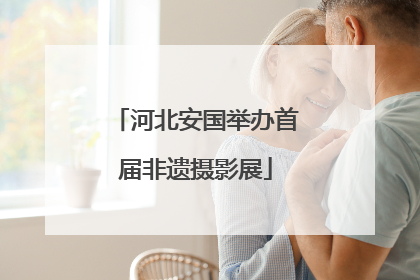 河北安国举办首届非遗摄影展