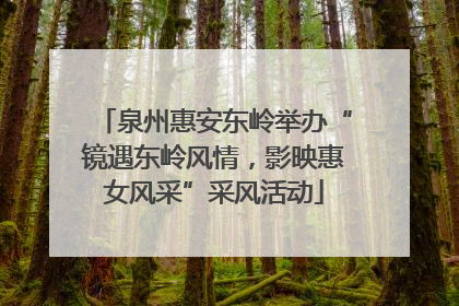 泉州惠安东岭举办“镜遇东岭风情，影映惠女风采”采风活动