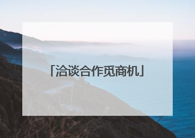 洽谈合作觅商机