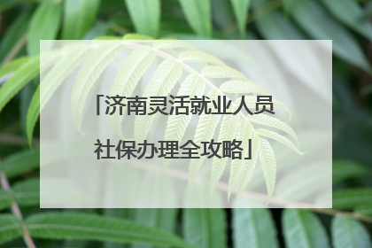 济南灵活就业人员社保办理全攻略