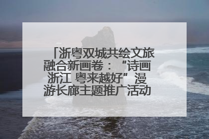 浙粤双城共绘文旅融合新画卷：“诗画浙江 粤来越好”漫游长廊主题推广活动在广州花城汇启幕