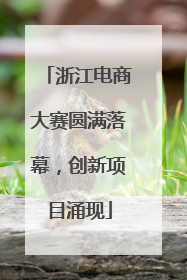 浙江电商大赛圆满落幕，创新项目涌现