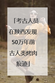考古人员在陕西发现50万年前古人类烤肉痕迹