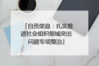 自贡荣县：扎实推进社会组织领域突出问题专项整治
